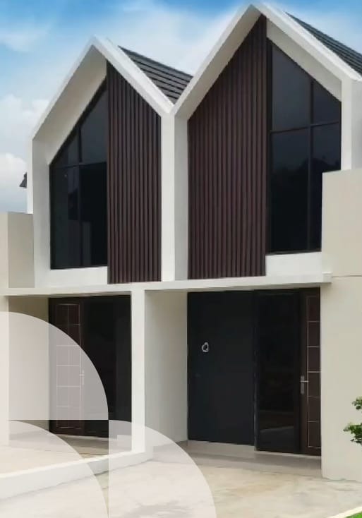 Tampak depan rumah tipe 36/72 Grand Taman Semesta Mas